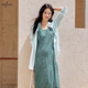 
Eifli (eifini) Eifli commuting relaxed waist lace-up loose shirt for women 2025 summer new basic versatile top for women blue S