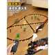 
Qianbaijia children's electric remote control retro steam train toy track car set simulated railroad EMU model boy bridge cross-steam train [99*216cm] remote control + electric - dual mode - gift box [recharge