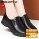 Satchi Light Luxury Mutterschuhschuhe echtes Leder komfortable weiche Sockelschuhe Frühling 2025 Neue mittlere und ältere Frauenschuhe tiefe Mundschuhe flacher Sohle LZL6231 Brown 37