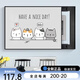 SHUNJIXIANGLI MEDER DE MEDOR Electric Decoración de la decoración sin golpes Distribución de potencia de la caja de empuje y tirón moderno simple JD9755 45*35 cm (bloqueo 35*25) Marco negro con cubierta de volteo