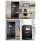 
All-round (QNN) safe large GTX series black and white home hotel small electronic password CSP certification (formerly 3C) bedside wardrobe office safe strong anti-theft and prying new GTX15870-charming black