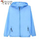 PARA PARA PARA PARTIR CRIMA DESCRIPCIÓN DEL SOLLO PARA MUJER 2025 NUEVA Ropa de protección solar alambre de hielo Camisa de aire acondicionado transpirable Summer Summer Fin Jaqueta corta Graz de gris claro M 80-95Jin [Jin equivale a 0.5 kg]