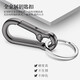 Keychain is strong and durable, car, men and women, key ring, waist hanging metal keychain, anti-lost, simple, personal and elegant, bright gun color [keychain keychain] 1 set