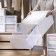 
Pupan drawer shoe storage box clothes storage box plastic storage cabinet transparent storage box shoe box 9227 depth 43.8 width 34 height 19 three combinations of packages - super value