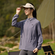 Bananumbrella 2025 Neue Sonnenschutzkleidung für Frauen im Sommer leichter und atmungsaktiver High-End-Eis Seiden Sport upf50 Sonnenschutzkleidung 9905 Weiße Frauen m