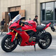 Second-hand new Qianjiang QJ racing 600 four-cylinder water-cooled heavy motorcycle large-row sports car party racing spring breeze 675SR motorcycle gray