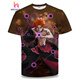 Yamamori Nanshi 2025 short-sleeved Naruto anime series T-shirt 3D printed trendy casual top Uchiha Itachi seal TXU1506 S suitable for 80-90Jin [Jin equals 0.5 kg]