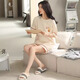 Pajama de terciopelo ártico para mujeres en verano pantalones cortos de algodón puro pantalones cortos delgados y dulces se puede usar fuera de la ropa para el hogar yx-9859 4xl recomendado 165-185Jin [Jin equivale a 0.5 kg]