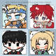 
Anime Naruto Sasuke Iara Uchiha Itachi Portable Small Mirror Student Portable Makeup Mirror Double-sided Folding Naruto YA16868