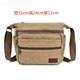 Mi Lan Electrician's Bag Canvas Wear-Resistant Work Thick Hardware Shoulder Electrician's Tool Bag Small Crossbody Single Shoulder Large Thickened Canvas Multi-layer Model Brown