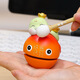 Clcey Creative Small Fish Fish Cartoon Work Work Station Office Office Décompression et stabilité émotionnelle Artefact Hits Children's Child Resin Version-Koi [Red amélioré]