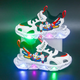 G.Duck Kids Ultraman Boys Sandals красивое освещение 2025 Новая летняя мягкая подошва детской пляж Baotou Sandals Boy 677 Blue Baotou [одиночная сеть] Стандарт освещения 29 Внутренняя длина 18,2 см