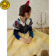 G.duck girls dress autumn and winter Snow White fashionable children's Lolita princess dress baby birthday dress tutu skirt Snow White fake two pieces 100 cm
