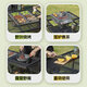 
Outdoor igt camping table ultra-light iron mesh multi-function folding camping table and chair set complete set 9898 fire table + inner table + double-layer cloth bag