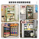Yonghuan storage rack multi-layer storage rack living room bookshelf utility room sorting rack basement storage rack floor-standing shelf fruit green three-layer 103cm high 15040cm