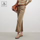 Marc O'Polo/MOP 2024 Sommer neuer, locker drapierbar atmungsaktueller Taille einfache lässige Hose für Frauen Khaki 736 38 170