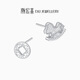 Chao Acer PT950 platinum earrings are priced according to the zodiac sign of the horse. Make money immediately. EEP40000557. One pair is about 2.15g.
