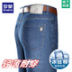 Romon 2025 Sommereis-Seidenjeans Herrendünne lässige hohe Taille Lose Lose-Leg-Version mittleren Alters im mittleren Alter.