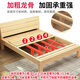 Single bed solid wood bed 1.2 meters 1.5 meters double bed frame rental house bedroom simple wooden hard board bed breathable solid wood bed - 30cm high width 1200mm * length 2000mm