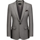 TPZBWG high-end brand suit suit set for men 2025 new business casual formal wear British style three-piece set brown gray two-piece set M