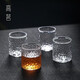 Japanisches Hammermuster Glas kleiner Teetassen 100 ml Haushalt kleiner Wasserbecher Hitzeresistenter Tee-Set Weinbecher Set 679 Six Packs 100ml
