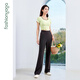 
Fansheng Yoga suit straight slimming outdoor running casual sports 2025 new wide-leg pants women's F15913 milky white S