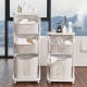 Cesta de ropa sucia de Yonghuan Casa de baño Cesta de lavandería Cesto de ropa sucia Herramienta Magia Magia Baño de ropa sucia Cesta de almacenamiento de ropa sucia 867 Casilla de marfil con pegatinas sin marca se puede colgar en la pared
