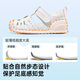 
Ginoble baby toddler shoes 25 summer 8-18 months men and women children's sandals cute pet series GB2422 white/pink