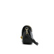 COOGI fashionable diamond pattern high-end versatile commuter bag women's bag PU underarm bag one-shoulder crossbody bag regular women black medium gift box + brown mobile phone bag