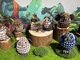 Mengbag Chinese Geography Museum x Original Steamtoy assemblé Education pour la série de voix naturelles Rouge Rouge HOWL