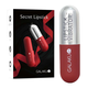 Capsule vibrator remote control vibrator student toy GALAKU capsule lipstick AI version burgundy