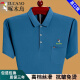 Padreque carpintero (Tucano) Camiseta de manga corta para hombres Summer Estilo delgado de mediana edad y anciano Contuera de camiseta de bolsillo de bolsillo de algodón puro