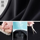 Lugeli black suit pants for women 2025 new high waist drooping wide-leg pants pear-shaped casual straight-leg pants spring and autumn trousers suit pants black L [recommended 110-120Jin [Jin equals 0.5 kg]] regular