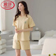 Langsha Pyjamas de luxe léger pour femmes en shorts de coton d'été Shorts simples Coton décontracté style pour les vêtements à la maison