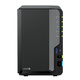 群晖（Synology） DS225+四核心 两盘位 NAS 网络存储服务器 企业团队办公 私有云 文件共享备份 黑色 标配（不含硬盘）