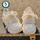 Woodpecker autumn women's shoes dad's shoes women's breathable mesh shoes with wide-leg pants shoes thick-soled white shoes sneakers trendy 9905-1 beige leather 35