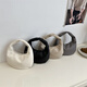 Dadong Nischendesign Frauenbag 2025 Neue weiche Leder Textur Cloud Handtasche Knödelbeutel Einfacher Mode -Handtaschen -Tasche grau