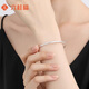 Liuguifu Jewelry PT950 platinum bracelet broken ice platinum fashion bracelet for women PT0500043 58# 16.65g