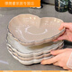 XMSJ Upgrade-Unterglasur-Schalen und Essstäbchen, die neue Hausschalen und Schalen Reisschalen Suppenschalen und Teller Set Simple Color Glaze Platte 8,5 Zoll 2 Packs 1278