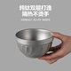 Vibixi pure titanium rice bowl home kindergarten double-layer insulated anti-scalding soup bowl instant noodle bowl for adults and children anti-fall eating titanium bowl pure titanium bowl 500ML 1 piece