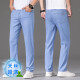 Lilang Jeans Silk Jeans Men Summer Fino Pantalones de hombres tenis Light Blue Straight 2025 Nuevo pantalones casuales 9767 Blue claro + 9767 Media Blue Especial Oferta 2 piezas 28