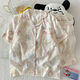 UKUHPK Summer Pyjamas Frauen Wolken Baumwolle 120g Lapel Cardigan Kurzarm Shorts Hosen dreiköpfige Set niedliche Heimkleidung 9901# Pink Border Mike M.