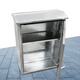 Outdoor rainproof 304 stainless steel network cabinet high-speed toll station control cabinet control box 304 weak current switching cabinet 304 material 1.0 thick plate 60x50x30cm