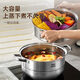 ASD steamer 304 stainless steel three-layer household steaming and stew pot large capacity 30CM double-layer steamer gas universal G3