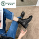 Specht Martin Stiefel für Frauen Britisch -Stil INS2025 Herbst Neue vielseitige Frühling und Sommer atmungsaktives Motorrad Dünne kurze Stiefel 14 Löcher mittelgroßen Single 34