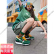 Reebok Men and Women Couples LX2200 American Retro Sports and Casual Jogging Light Running Shoes Flagship Gy9764 Deep Pine Green 42.5