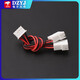 XH2.54MM male to female terminal line, one to two, one to two plugs, 2p3p4p5p6p extended male and female connecting cable, 3P female to 2 male 10CM