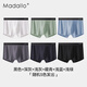 Modal 5 paires de sous-vêtements pour hommes pour le coton pur de coton pur pour hommes respirant de grande taille BOISSE BOSSE BOSSE BOSE MENS