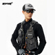 RVVRRVVR New Stream Walker Vest Luya Fishing Vest Outdoor Multifunctional Breathable Stream Wild Fishing Men's Vest Mountain Stream Green One Size