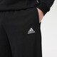 阿迪达斯 （adidas）男裤运动裤春季新款舒适透气商务休闲裤时尚经典直筒长裤IW5909 GK9273黑色刺绣logo直筒裤 XL